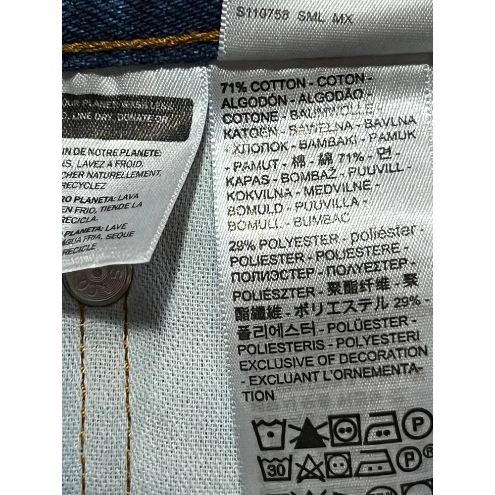 Levis 517 Bootcut Jeans Mens 40x30 Regular Indigo Flex Permanent Crease Cowboy